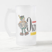 オクトーバーフェストのビールのジョッキ フロストグラスビールジョッキ (左)