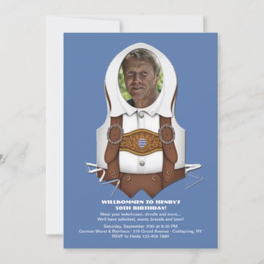 オクトーバーフェストのベストの写真の招待状 招待状 (正面)