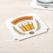 オクトーバーフェストのペーパーコースター ペーパーコースター (アングル)