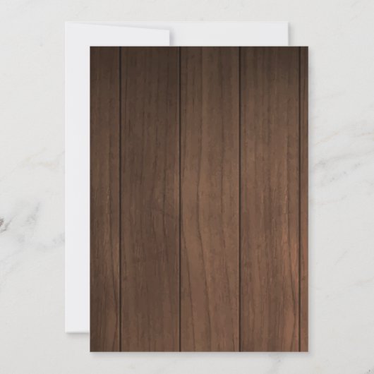 オクトーバーフェストのリハーサルディナー招待状 招待状 (裏面)