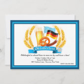 オクトーバーフェストの原料の招待状 招待状 (正面)