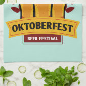 オクトーバーフェストの台所タオル キッチンタオル (折り畳み)