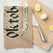 オクトーバーフェストの台所タオル キッチンタオル (四つ折り)