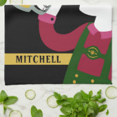 オクトーバーフェストの名前をカスタムするの台所タオル キッチンタオル (折り畳み)