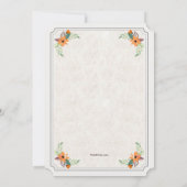 オクトーバーフェストの少年写真招待状 招待状 (裏面)