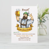 オクトーバーフェストの応援の招待状 招待状 (スタンド正面)