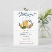 オクトーバーフェストの招待状、ビール試飲のご案内 招待状 (スタンド正面)