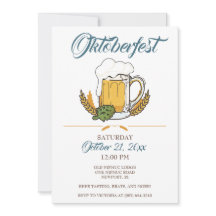 オクトーバーフェストの招待状、ビール試飲のご案内