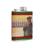 オクトーバーフェストの旧式なドイツのバイエルンのジレンマのフラスコ フラスク (右)