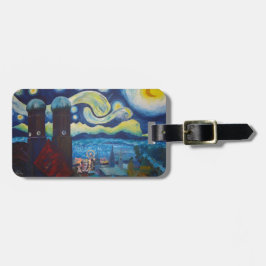 オクトーバーフェストの星明かりのミュンヘン ラゲッジタグ