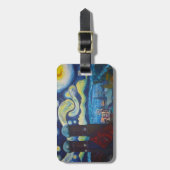 オクトーバーフェストの星明かりのミュンヘン ラゲッジタグ (正面縦)