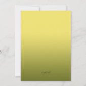 オクトーバーフェストの熱気の気球の招待状 招待状 (裏面)