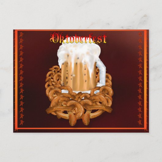 オクトーバーフェストはがき ポストカード (正面)