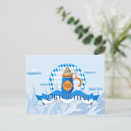 オクトーバーフェストはがき ポストカード (スタンド正面)