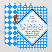 オクトーバーフェストへの招待 招待状 (正面/裏面)