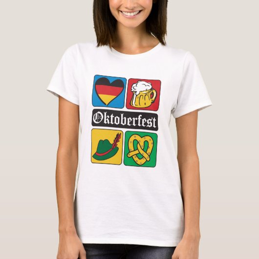 オクトーバーフェストアイコン Tシャツ (正面)