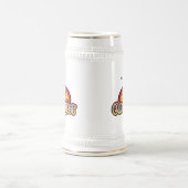 オクトーバーフェストアコーディオン選手 ビールジョッキ (中央)