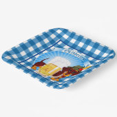 オクトーバーフェストウィナードッグ ペーパープレート (傾斜あり)