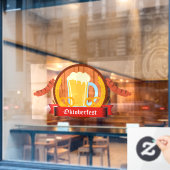 オクトーバーフェストウィンドウの固定 ウィンドウサイン (カフェ窓)