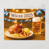 オクトーバーフェストウィーズン2025ビールとポークナックル饗宴 シーズンポストカード (正面)