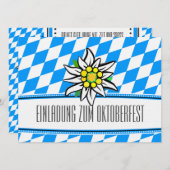 オクトーバーフェストエインラドン 招待状 (正面/裏面)