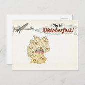 オクトーバーフェストオクトーバーフェストトースト葉書 ポストカード (正面/裏面)