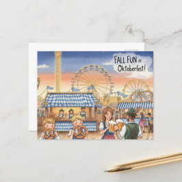 オクトーバーフェストオクトーバーフェストトースト葉書 ポストカード