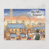 オクトーバーフェストオクトーバーフェストトースト葉書 ポストカード (正面)