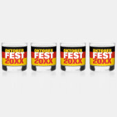 オクトーバーフェストオクトーバーフェストドイツ国旗 ウイスキーグラス (裏面)