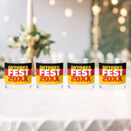 オクトーバーフェストオクトーバーフェストドイツ国旗 ウイスキーグラス