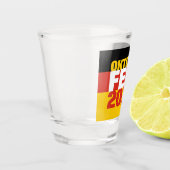 オクトーバーフェストオクトーバーフェストドイツ国旗 ショットグラス (左)