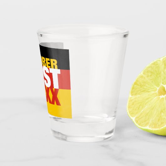 オクトーバーフェストオクトーバーフェストドイツ国旗 ショットグラス (右)