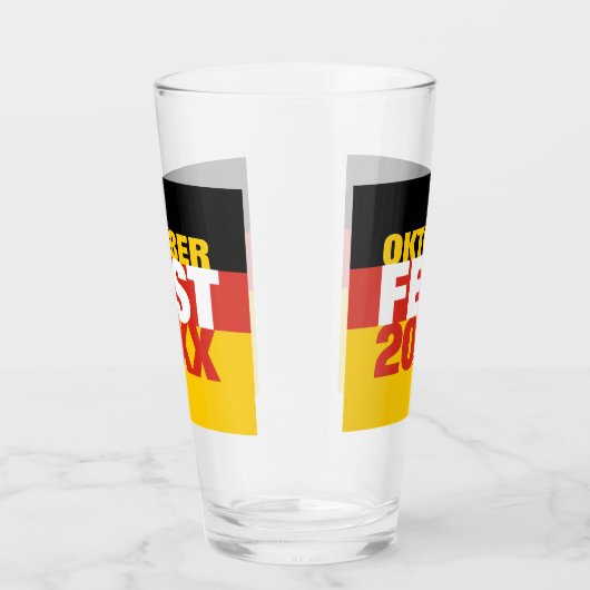 オクトーバーフェストオクトーバーフェストドイツ国旗 タンブラーグラス (右)