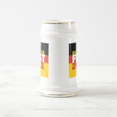 オクトーバーフェストオクトーバーフェストドイツ国旗 ビールジョッキ (中央)
