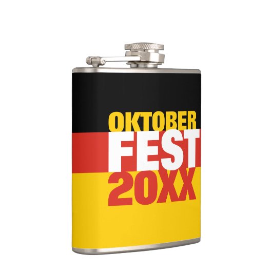 オクトーバーフェストオクトーバーフェストドイツ国旗 フラスク (右)