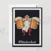 オクトーバーフェストオクトーバーフェストヴィンテージ ポストカード (正面/裏面)