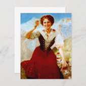 オクトーバーフェストオクトーバーフェスト空白の招待状パーティー 招待状 (正面/裏面)