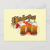 オクトーバーフェストオータムビール ポストカード (正面)