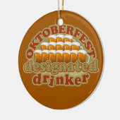 オクトーバーフェストカスタムオーナメント セラミックオーナメント (左)