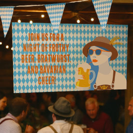 オクトーバーフェストカスタムバナー – フェスティバルバイエルンレディ 横断幕