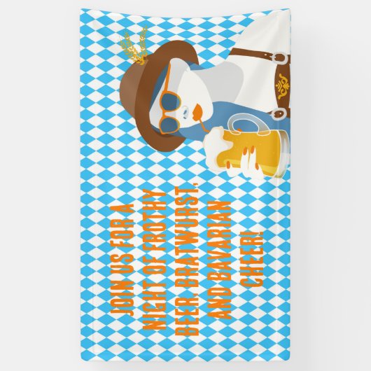 オクトーバーフェストカスタムバナー – フェスティバルバイエルンレディ 横断幕 (縦)