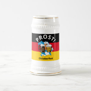 オクトーバーフェストカスタムマンガPROSTド素晴らしイツ ビールジョッキ