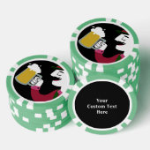 オクトーバーフェストカスタム文字トランプのポーカーチップ ポーカーチップ (積み重ね)