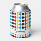 オクトーバーフェストカスタム文字ブルーブラックレッドイエロー 缶クーラー (缶正面)