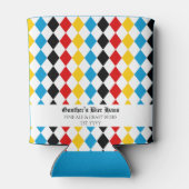 オクトーバーフェストカスタム文字ブルーブラックレッドイエロー 缶クーラー (裏面)