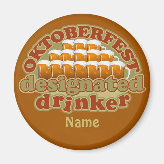 オクトーバーフェストカスタム磁石 マグネット (正面)