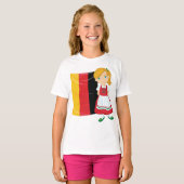 オクトーバーフェストガールズガールズTシャツ Tシャツ (正面フル)