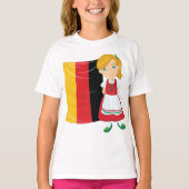 オクトーバーフェストガールズガールズTシャツ Tシャツ (正面)