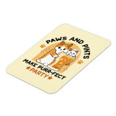 オクトーバーフェストキャットパーティーポーズアンドパイント マグネット (左側)