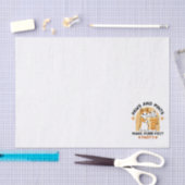 オクトーバーフェストキャットパーティーポーズアンドパイント 薄葉紙 (クラフト)